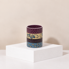 Neshama Candle Hand-Painted Enamel Holder