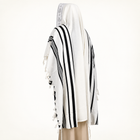 Kids' / Bar Mitzvah Traditional Non-Slip Tallit Prayer Shawl