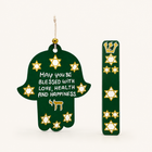 Custom Star of David Hamsa & Mezuzah Set
