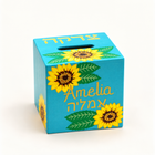 Custom Sunflower Tzedakah Box