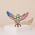 Majestic Eagle Hand-Painted Enamel Art