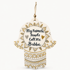 Personalized Bubbe Hand-Painted Hamsa