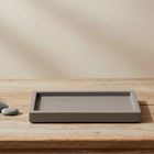 Sleek Concrete Tray for Candles & Home Decor – Nest Series
