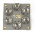 Square Passover Seder Plate with Magnetic Cups