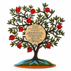 Psalm 1 Tree of Prosperity Metal Table Décor – Hebrew & English