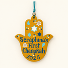 Customized Kids Hanukkah Hamsa