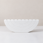 Semi-Circle Concrete Hanukkah Menorah | ECHO