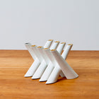 Handmade Porcelain Hanukkiah
