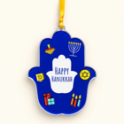 Happy Hanukkah Mini Acrylic Hamsa