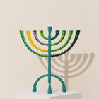 Luxury Hand-Crafted Enamel Chanukah Menorah – The Classic Premium Series