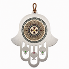 Hebrew Home Blessing Stainless Steel Hamsa