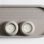 Premium Handmade Shabbat Candle Set – Grace & Clean Series