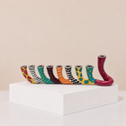 Flowing Wave Hand-Painted Enamel Menorah