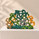 Coral Reef Hand-Painted Enamel Stand