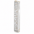 Lotus Flower Acrylic Mezuzah Case