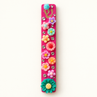 Personalized 3D Flower Sparkle Mezuzah Case