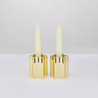 Refined Candle Holders - Brass