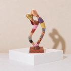Endless Love Hand-Painted Enamel Sculpture