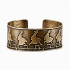 Bronze Leap of Faith Cuff Bracelet