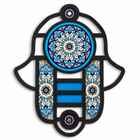 Colorful Hamsa Metal Wall Art