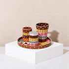 Havdalah Mosaic Hand-Painted Enamel Set