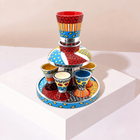 Celebration Wine Hand-Painted Enamel Set