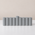 Single-Row Concrete Hanukkah Menorah | PURE