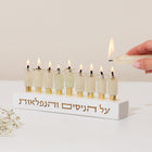 Stylish Concrete Hanukkah Design – The Miracle of Light Series