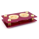 Contemporary Double Tea Light Candle Holder