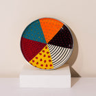 Modern Artistic Serving Tray – Hand-Painted Aluminum – Baza Series