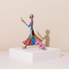 Forward Motion Hand-Painted Enamel Art