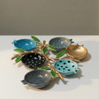 Pomegranate Branch Seder Enamel Stand