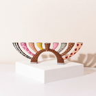 Arch Hand-Painted Enamel Hanukkah Menorah