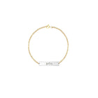 Ava Hebrew Nameplate Bracelet