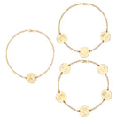 Personalized Initial Disc Bracelet | Anklet