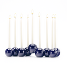 Bubble Stoneware Hanukkah Menorah