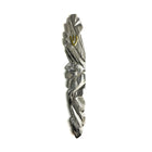 Carved Pewter Deco Mezuzah