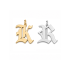 Personalized Gothic Initial Charm