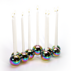 Bubble Aluminum Hanukkah Menorah