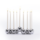Bubble Aluminum Hanukkah Menorah