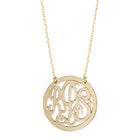 Script Monogram Necklace | Sterling Silver or Gold Plated