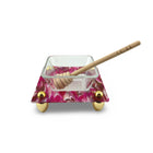 Pink Acrylic Contemporary Honey Dish