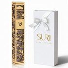 Gold Stainless Steel Mezuzah Case with Skyline Design | Jerusalem