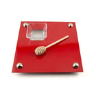 Red Apple and Honey Serving Platter