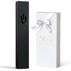 Clean Black Stainless Steel Mezuzah Case | Sweetheart