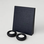 Elegant Concrete Candle with Engraved Blessing – Clean & Siena Series