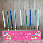 Personalized Rainbow Theme Hanukkah Menorah