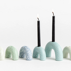 Menorah | Blue Pastels with White Patterns