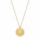 Medallion Initial Charm Necklace | Personalized