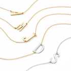Personalized Side Initial Necklace